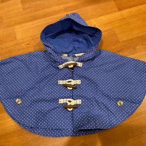 Paddington Bear for Baby Gap Blue Polka-dot Poncho 0-6 months